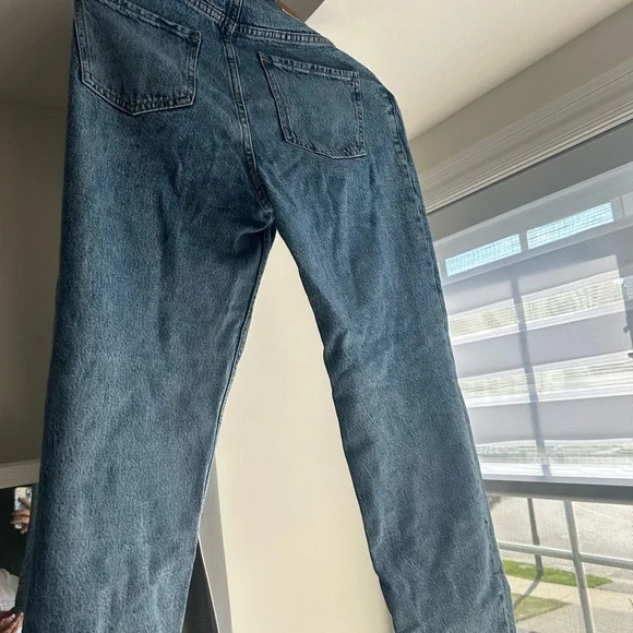 Zara Blue Denim Jeans Size 2 US 24 - Picture 5 of 6